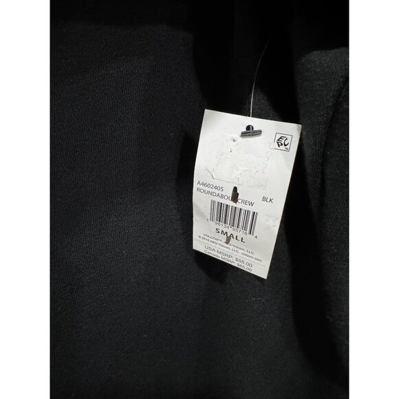 VOLCOM Men's Black RoundAbout Crew Sweatshirt SMALL - Picture 6 of 7